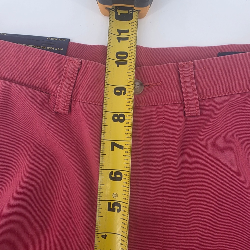 NWT Polo Ralph Lauren Classic Fit 9 Inch Chino Shorts Mens 29 Nantucket Red - Picture 6 of 7